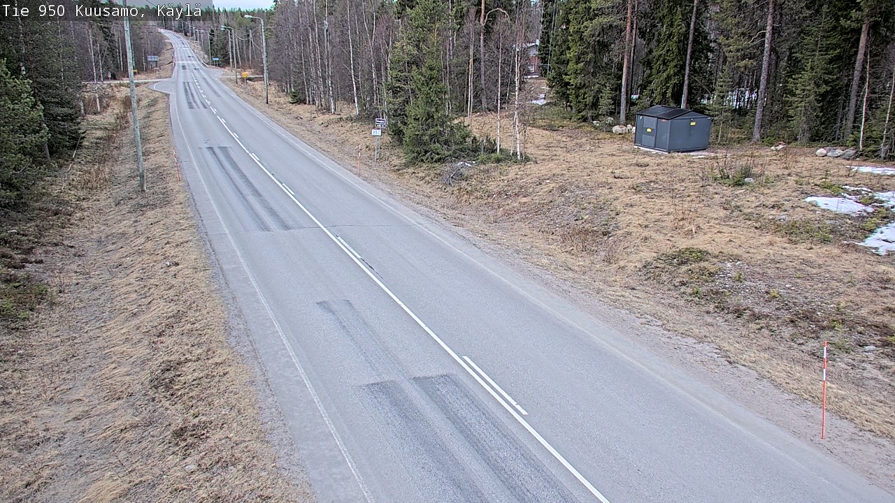 Weather Camera Image Väg 950 Kuusamo, Käylä, Kuusamo, Pohjois-Pohjanmaa