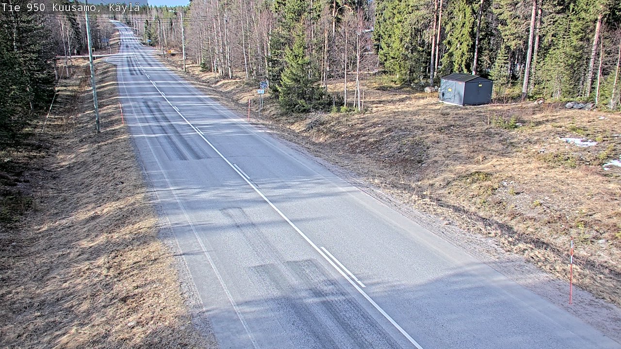 Weather Camera Image Road 950 Kuusamo, Käylä, Kuusamo, Pohjois-Pohjanmaa