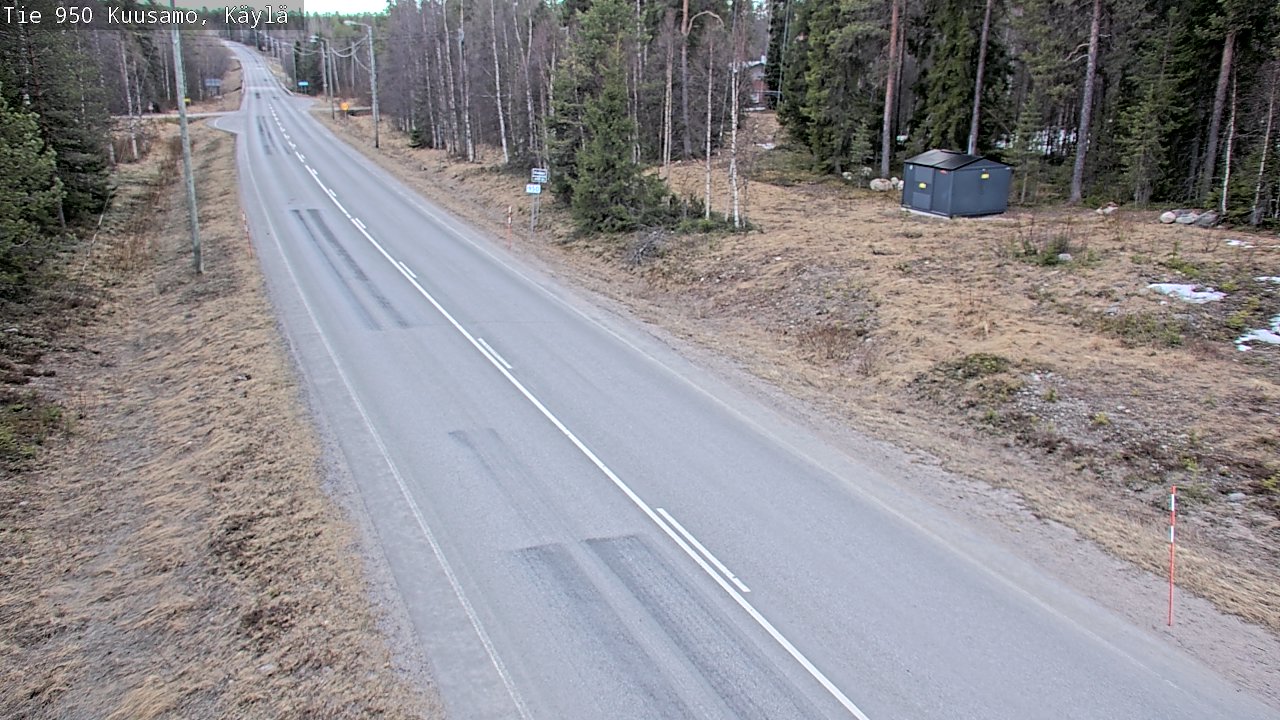 Weather Camera Image Väg 950 Kuusamo, Käylä, Kuusamo, Pohjois-Pohjanmaa
