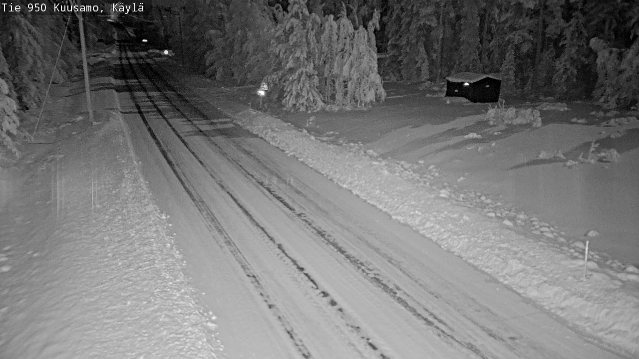 Weather Camera Image Väg 950 Kuusamo, Käylä, Kuusamo, Pohjois-Pohjanmaa