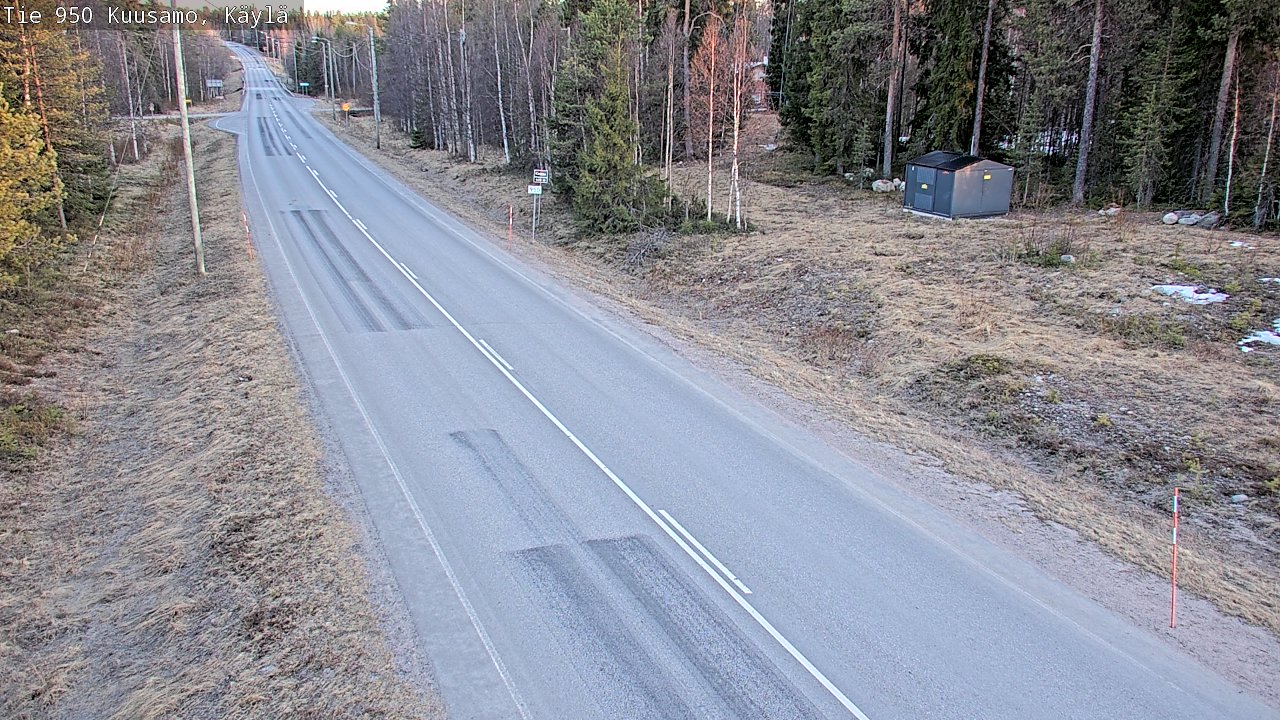 Weather Camera Image Väg 950 Kuusamo, Käylä, Kuusamo, Pohjois-Pohjanmaa