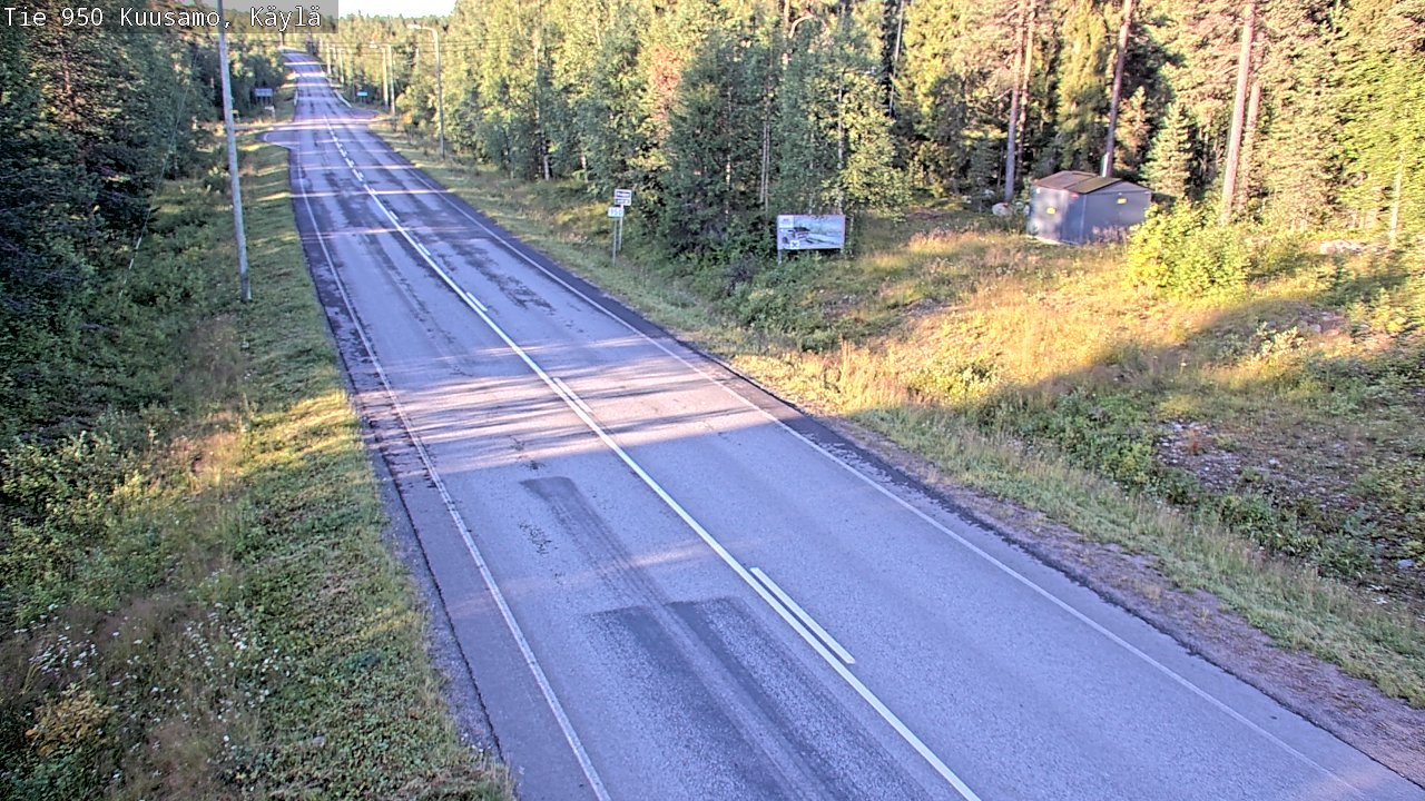 Weather Camera Image Road 950 Kuusamo, Käylä, Kuusamo, Pohjois-Pohjanmaa