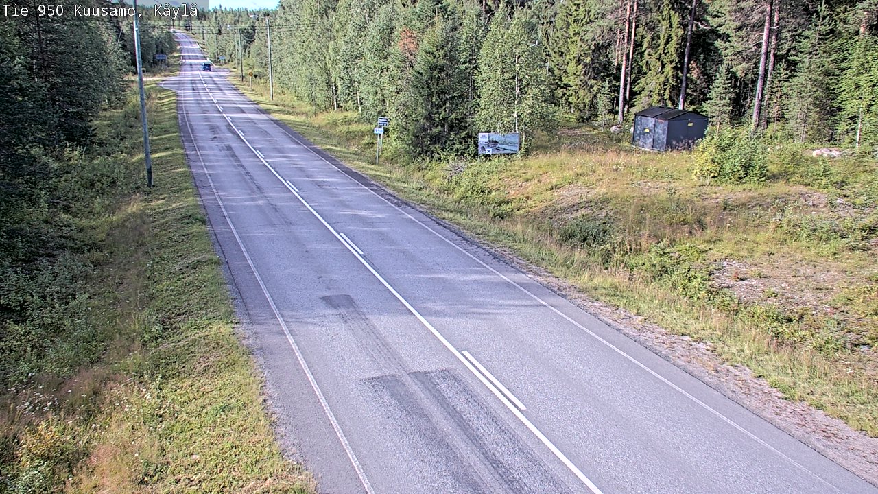 Weather Camera Image Road 950 Kuusamo, Käylä, Kuusamo, Pohjois-Pohjanmaa