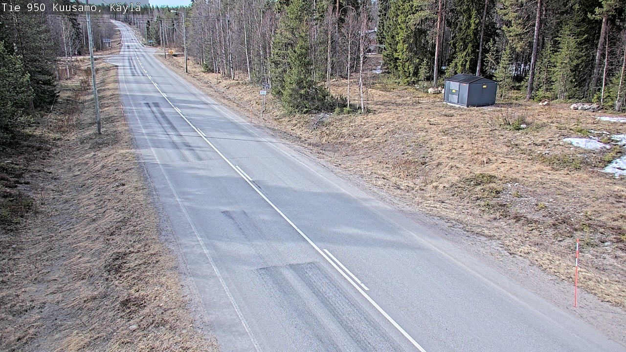 Weather Camera Image Väg 950 Kuusamo, Käylä, Kuusamo, Pohjois-Pohjanmaa