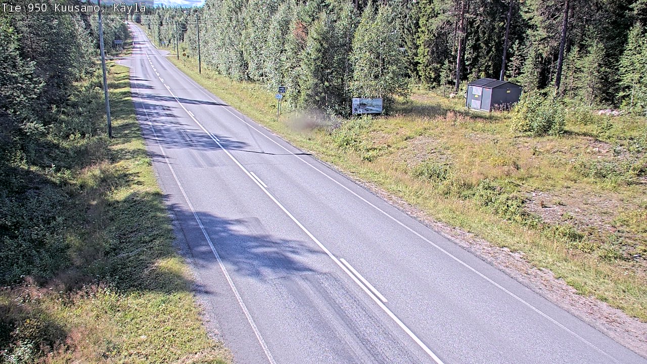 Weather Camera Image Road 950 Kuusamo, Käylä, Kuusamo, Pohjois-Pohjanmaa