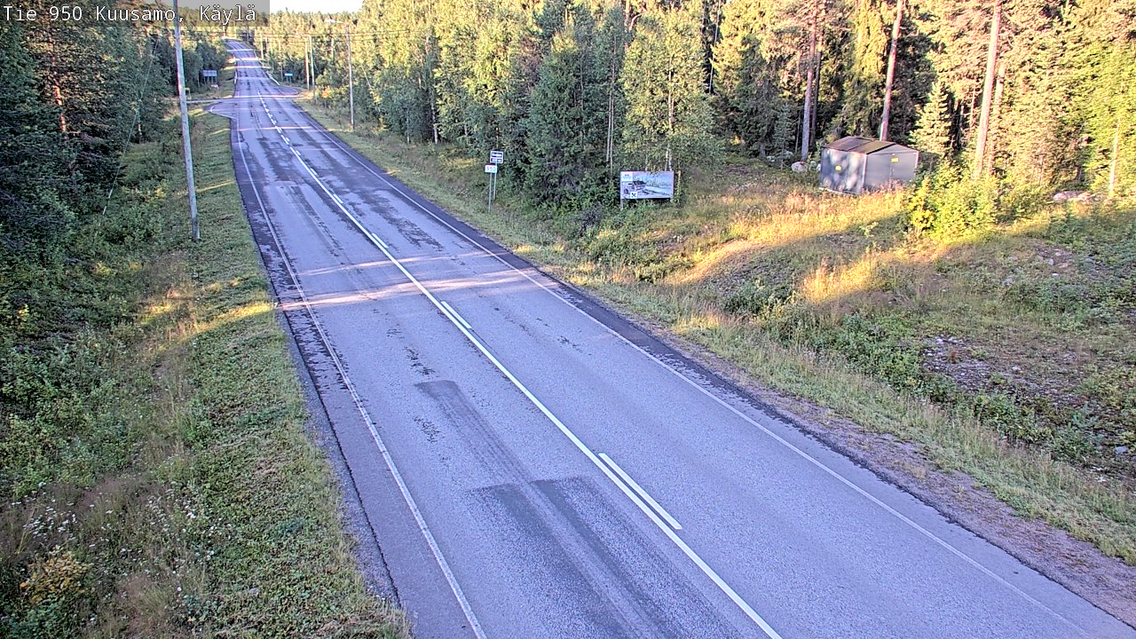 Weather Camera Image Road 950 Kuusamo, Käylä, Kuusamo, Pohjois-Pohjanmaa