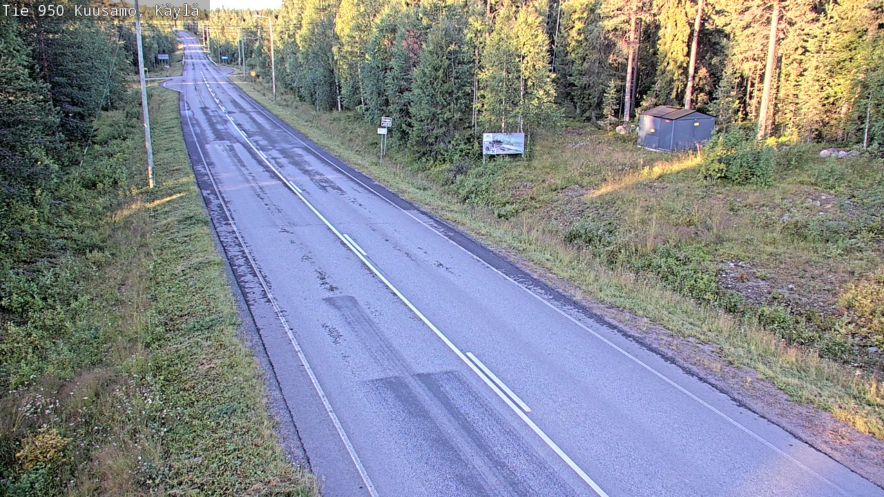 Weather Camera Image Road 950 Kuusamo, Käylä, Kuusamo, Pohjois-Pohjanmaa