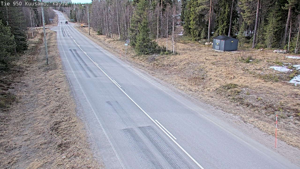 Weather Camera Image Väg 950 Kuusamo, Käylä, Kuusamo, Pohjois-Pohjanmaa