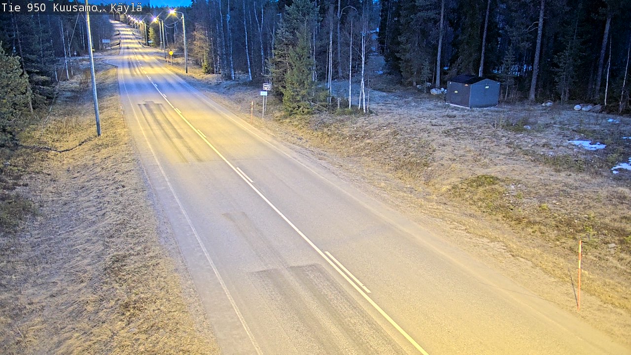 Weather Camera Image Väg 950 Kuusamo, Käylä, Kuusamo, Pohjois-Pohjanmaa