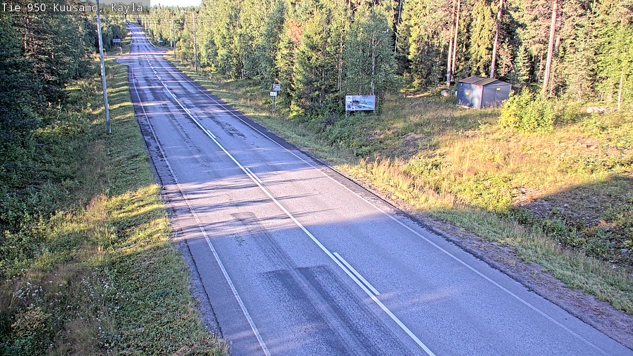 Weather Camera Image Road 950 Kuusamo, Käylä, Kuusamo, Pohjois-Pohjanmaa