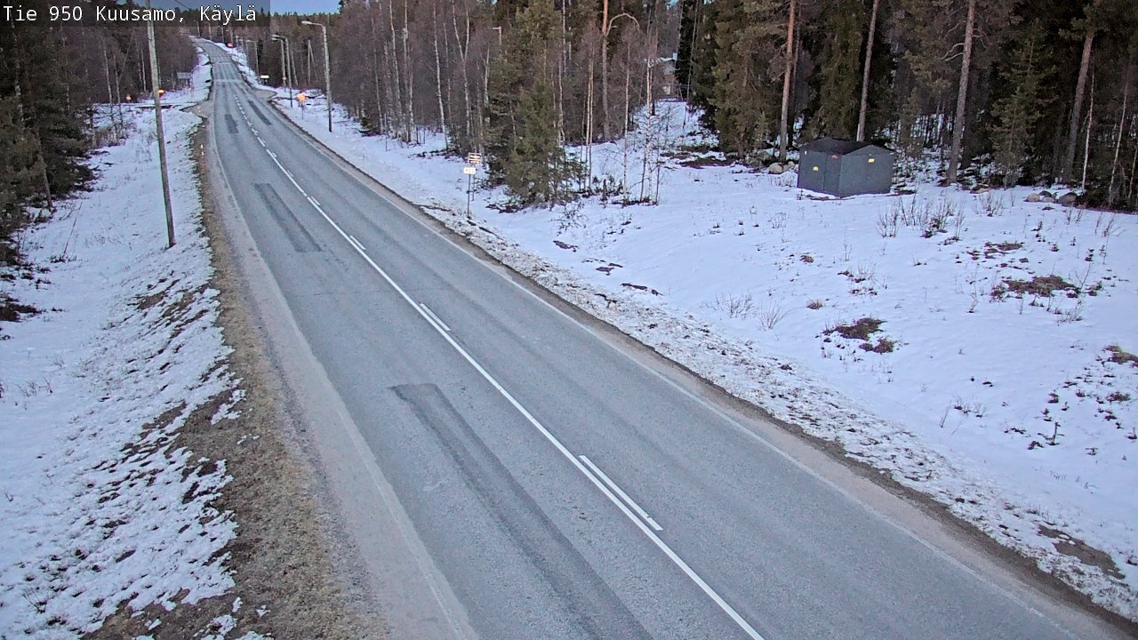 Weather Camera Image Road 950 Kuusamo, Käylä, Kuusamo, Pohjois-Pohjanmaa