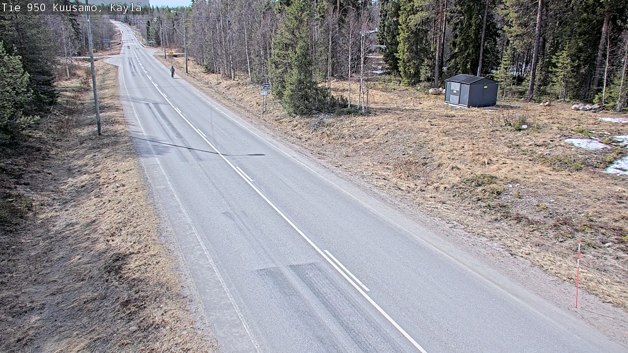 Weather Camera Image Väg 950 Kuusamo, Käylä, Kuusamo, Pohjois-Pohjanmaa