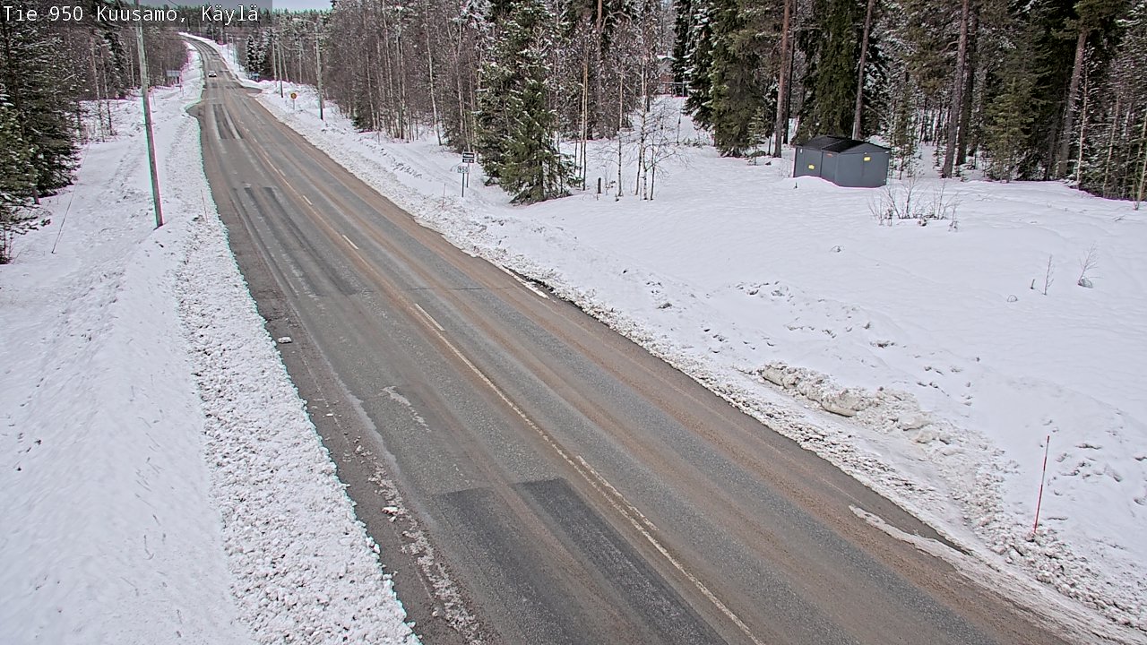 Weather Camera Image Väg 950 Kuusamo, Käylä, Kuusamo, Pohjois-Pohjanmaa
