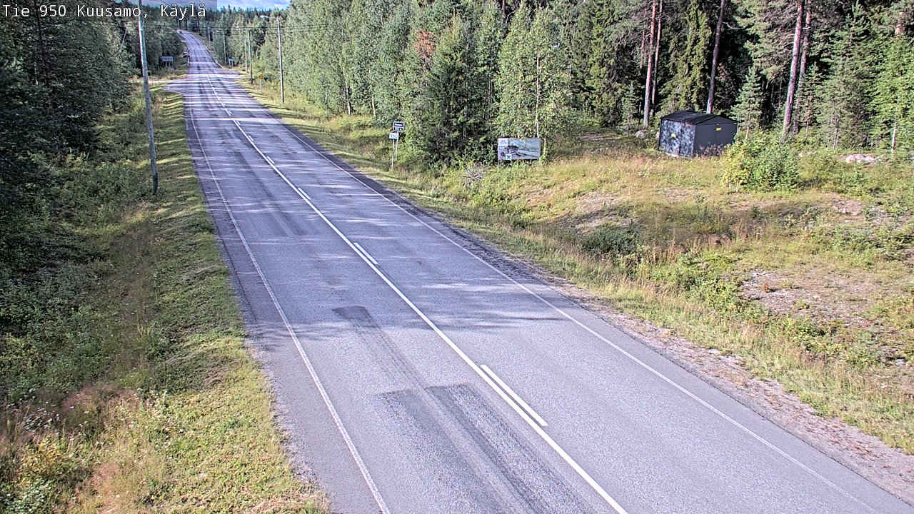 Kelikamerat Kuva Tie 950 Kuusamo, Käylä, Kuusamo, Pohjois-Pohjanmaa