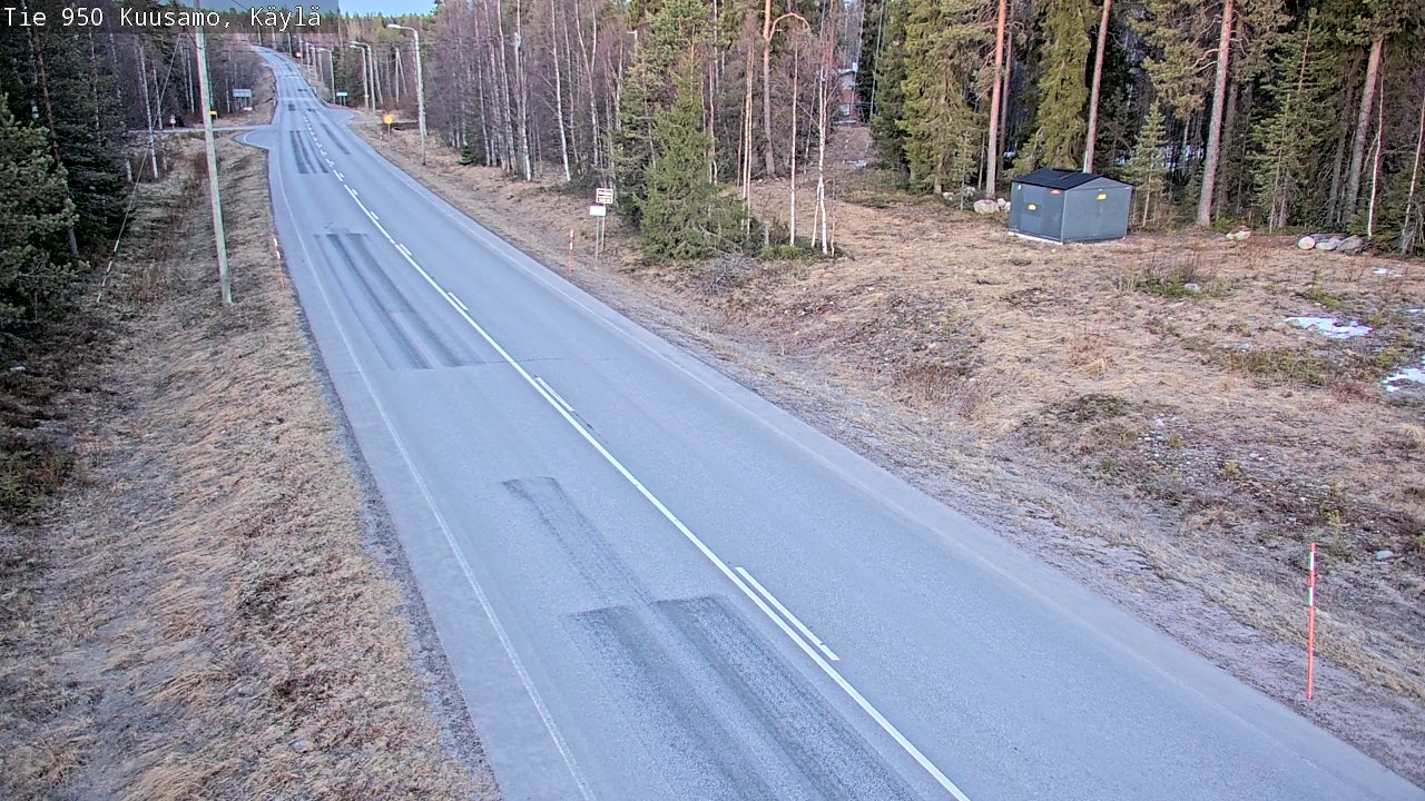 Weather Camera Image Väg 950 Kuusamo, Käylä, Kuusamo, Pohjois-Pohjanmaa
