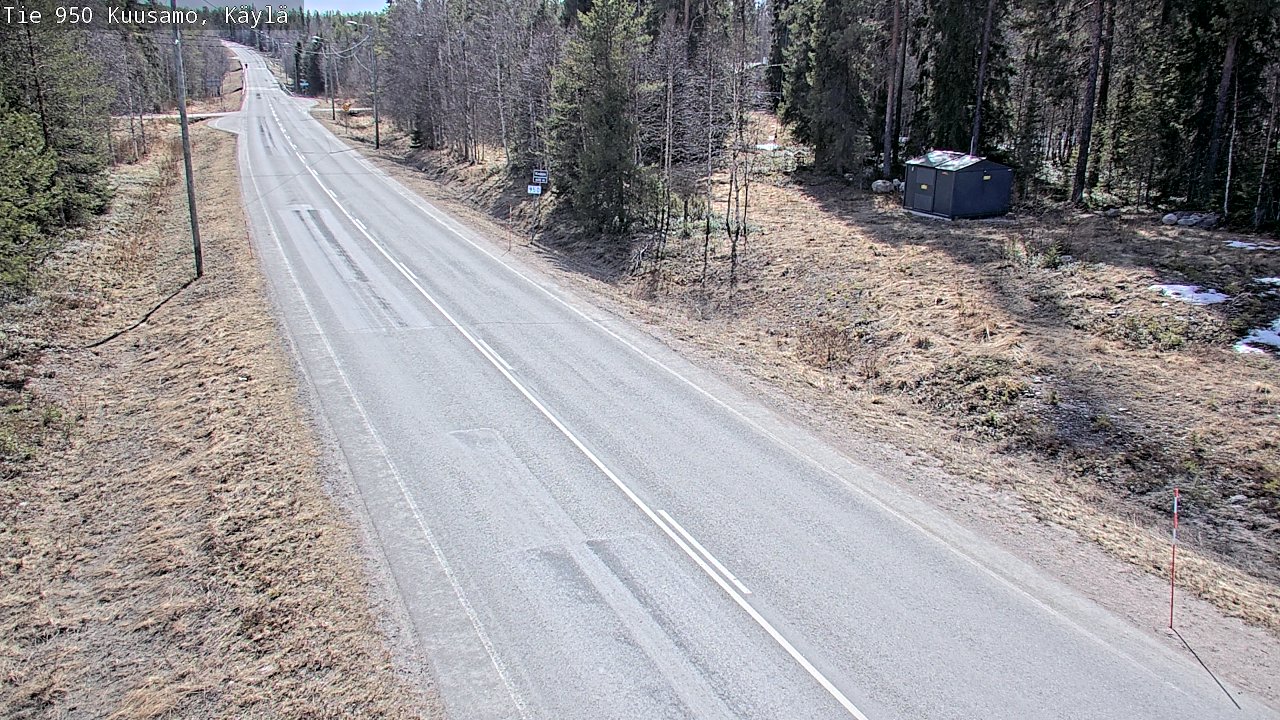 Weather Camera Image Väg 950 Kuusamo, Käylä, Kuusamo, Pohjois-Pohjanmaa