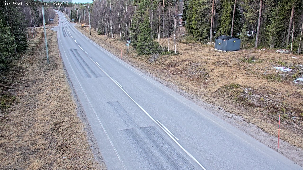 Weather Camera Image Road 950 Kuusamo, Käylä, Kuusamo, Pohjois-Pohjanmaa
