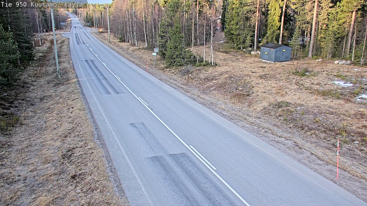 Weather Camera Image Road 950 Kuusamo, Käylä, Kuusamo, Pohjois-Pohjanmaa