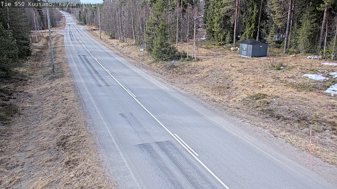 Weather Camera Image Väg 950 Kuusamo, Käylä, Kuusamo, Pohjois-Pohjanmaa