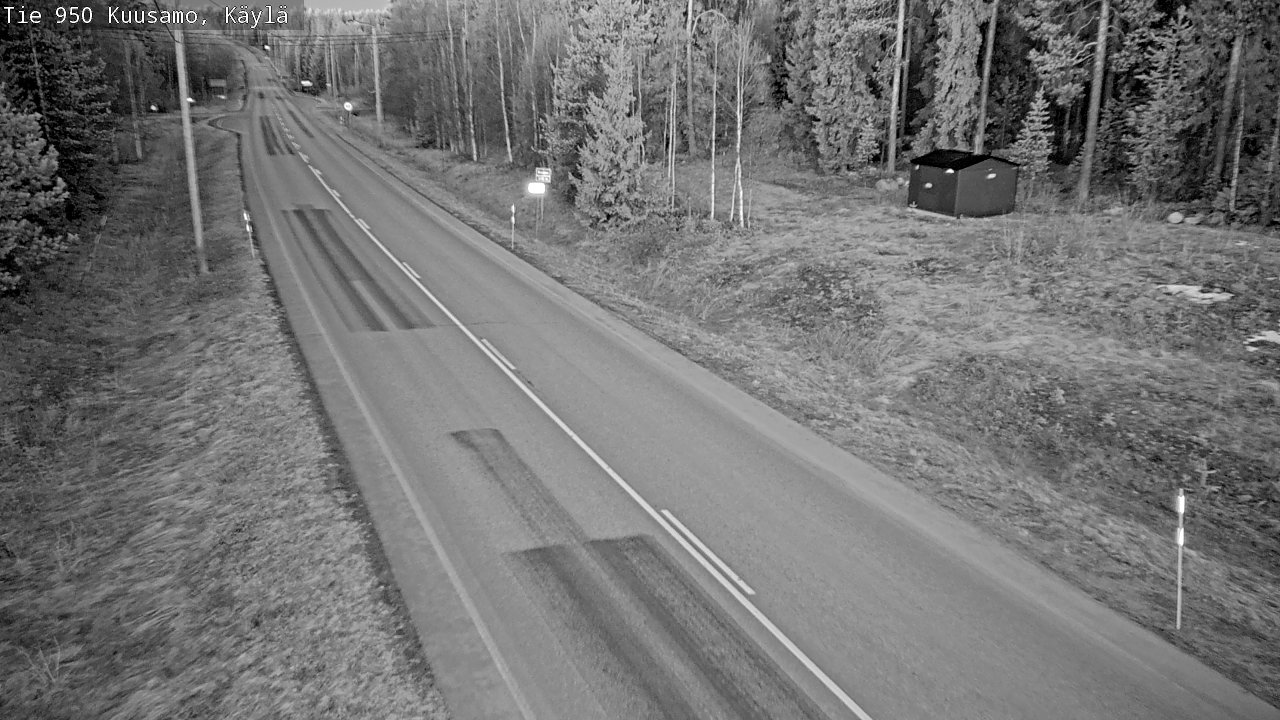 Weather Camera Image Väg 950 Kuusamo, Käylä, Kuusamo, Pohjois-Pohjanmaa