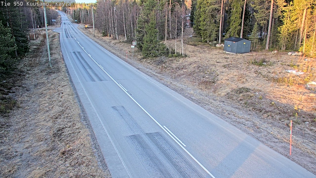 Weather Camera Image Road 950 Kuusamo, Käylä, Kuusamo, Pohjois-Pohjanmaa