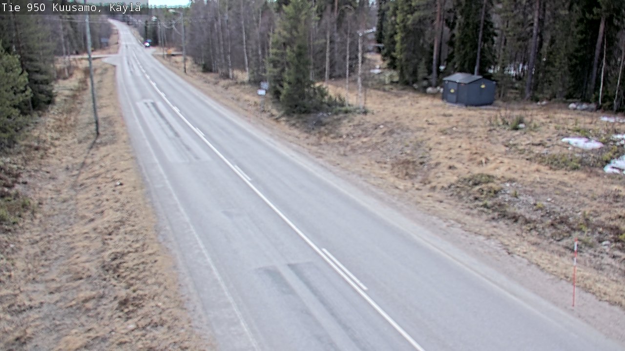 Weather Camera Image Väg 950 Kuusamo, Käylä, Kuusamo, Pohjois-Pohjanmaa