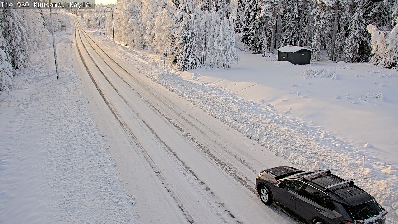 Weather Camera Image Väg 950 Kuusamo, Käylä, Kuusamo, Pohjois-Pohjanmaa