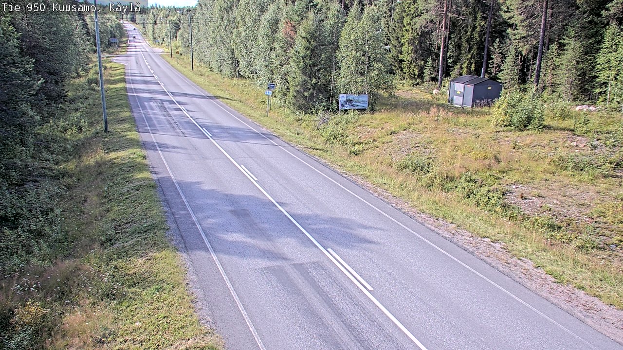 Weather Camera Image Road 950 Kuusamo, Käylä, Kuusamo, Pohjois-Pohjanmaa