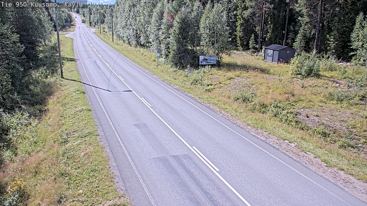 Weather Camera Image Road 950 Kuusamo, Käylä, Kuusamo, Pohjois-Pohjanmaa