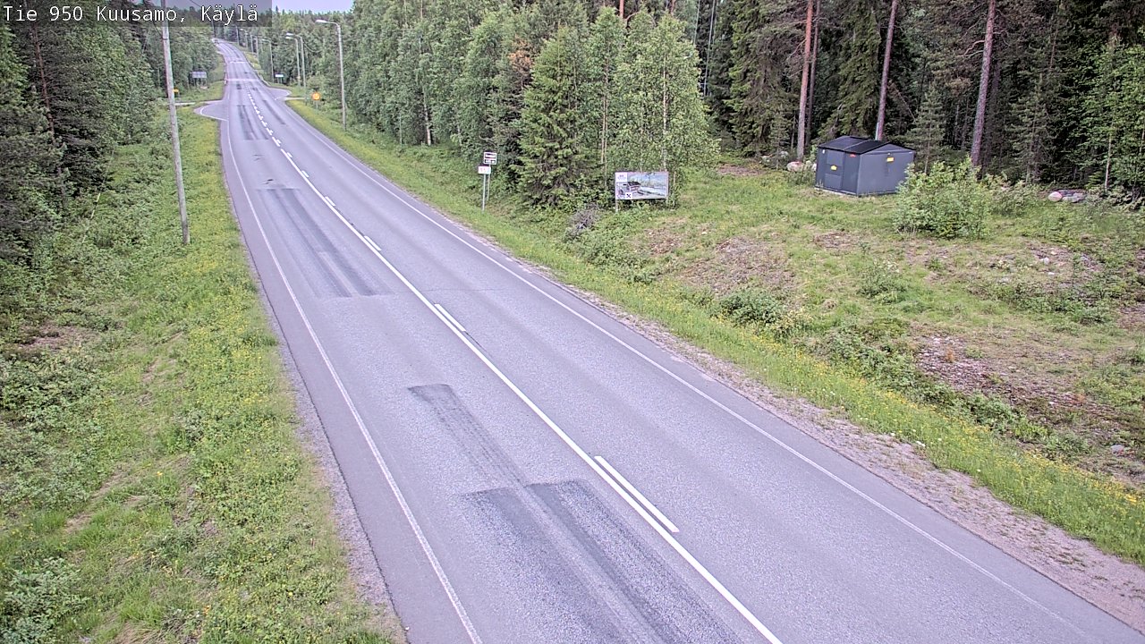 Kelikamerat Kuva Tie 950 Kuusamo, Käylä, Kuusamo, Pohjois-Pohjanmaa