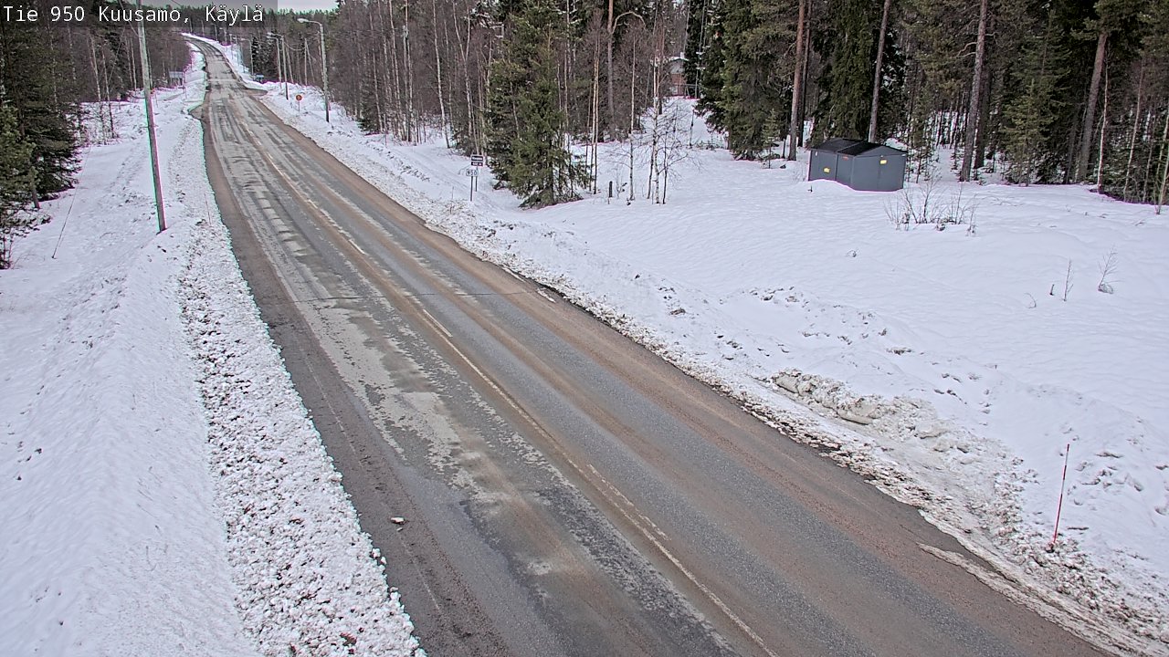 Weather Camera Image Road 950 Kuusamo, Käylä, Kuusamo, Pohjois-Pohjanmaa