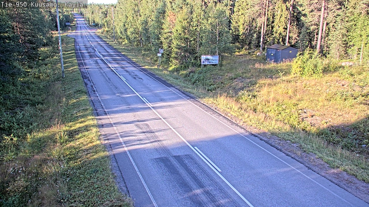 Weather Camera Image Road 950 Kuusamo, Käylä, Kuusamo, Pohjois-Pohjanmaa