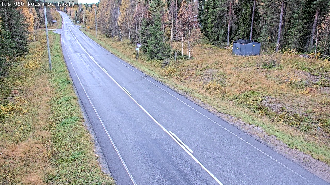 Weather Camera Image Road 950 Kuusamo, Käylä, Kuusamo, Pohjois-Pohjanmaa