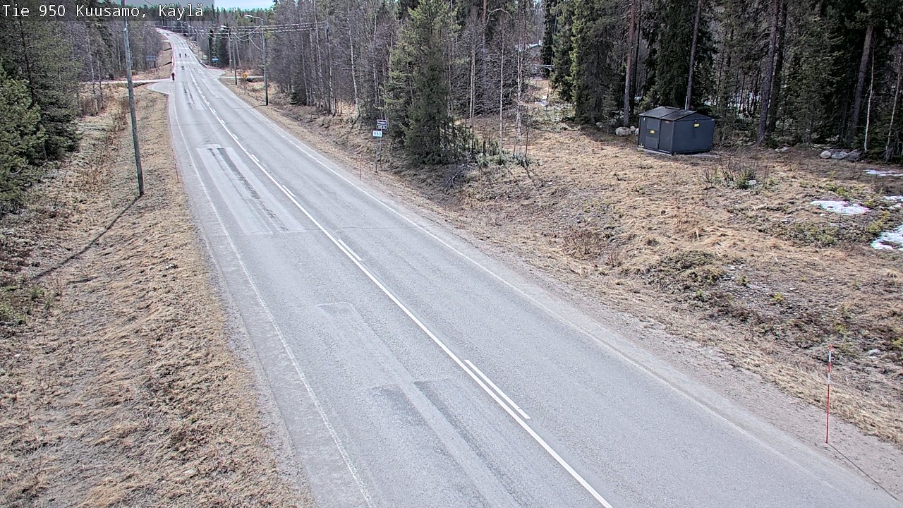 Weather Camera Image Väg 950 Kuusamo, Käylä, Kuusamo, Pohjois-Pohjanmaa