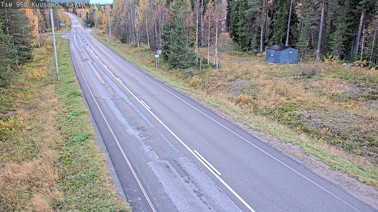 Weather Camera Image Road 950 Kuusamo, Käylä, Kuusamo, Pohjois-Pohjanmaa