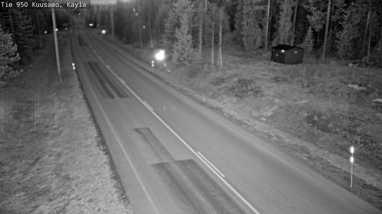 Weather Camera Image Väg 950 Kuusamo, Käylä, Kuusamo, Pohjois-Pohjanmaa