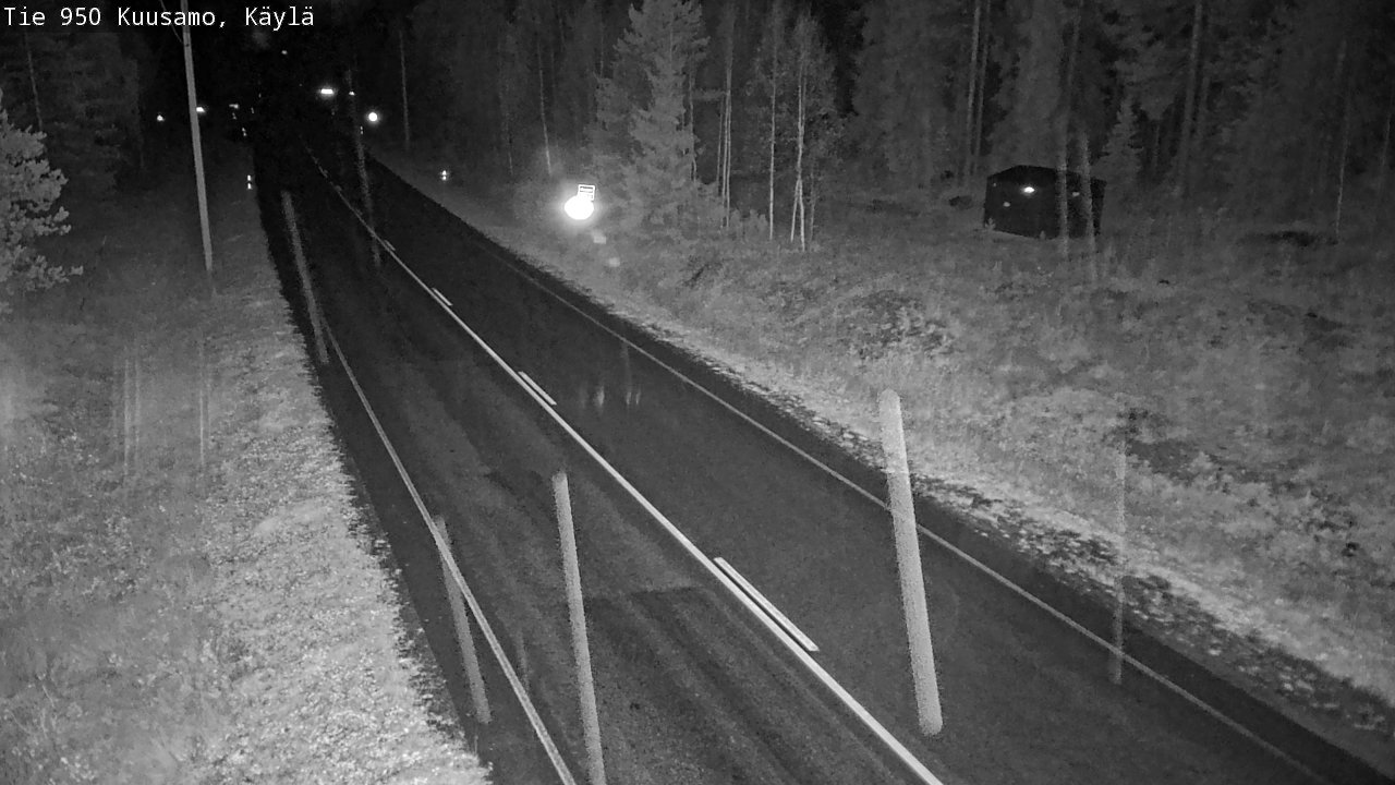 Weather Camera Image Road 950 Kuusamo, Käylä, Kuusamo, Pohjois-Pohjanmaa