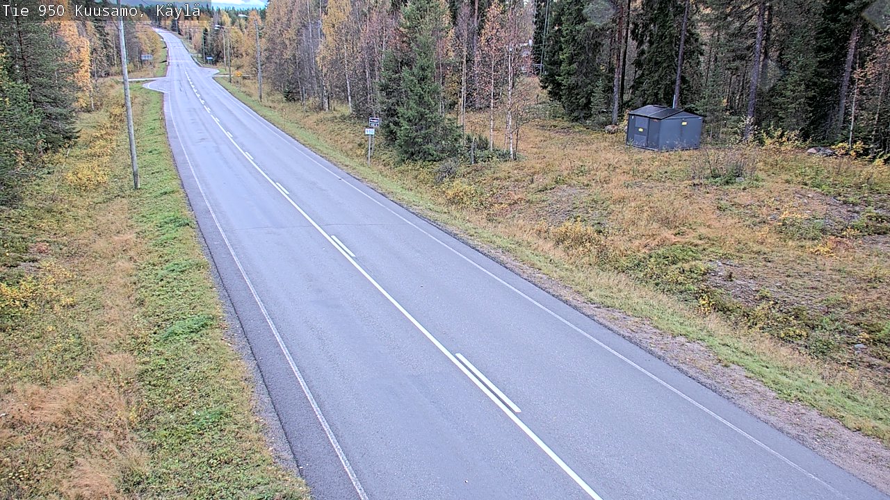 Weather Camera Image Road 950 Kuusamo, Käylä, Kuusamo, Pohjois-Pohjanmaa