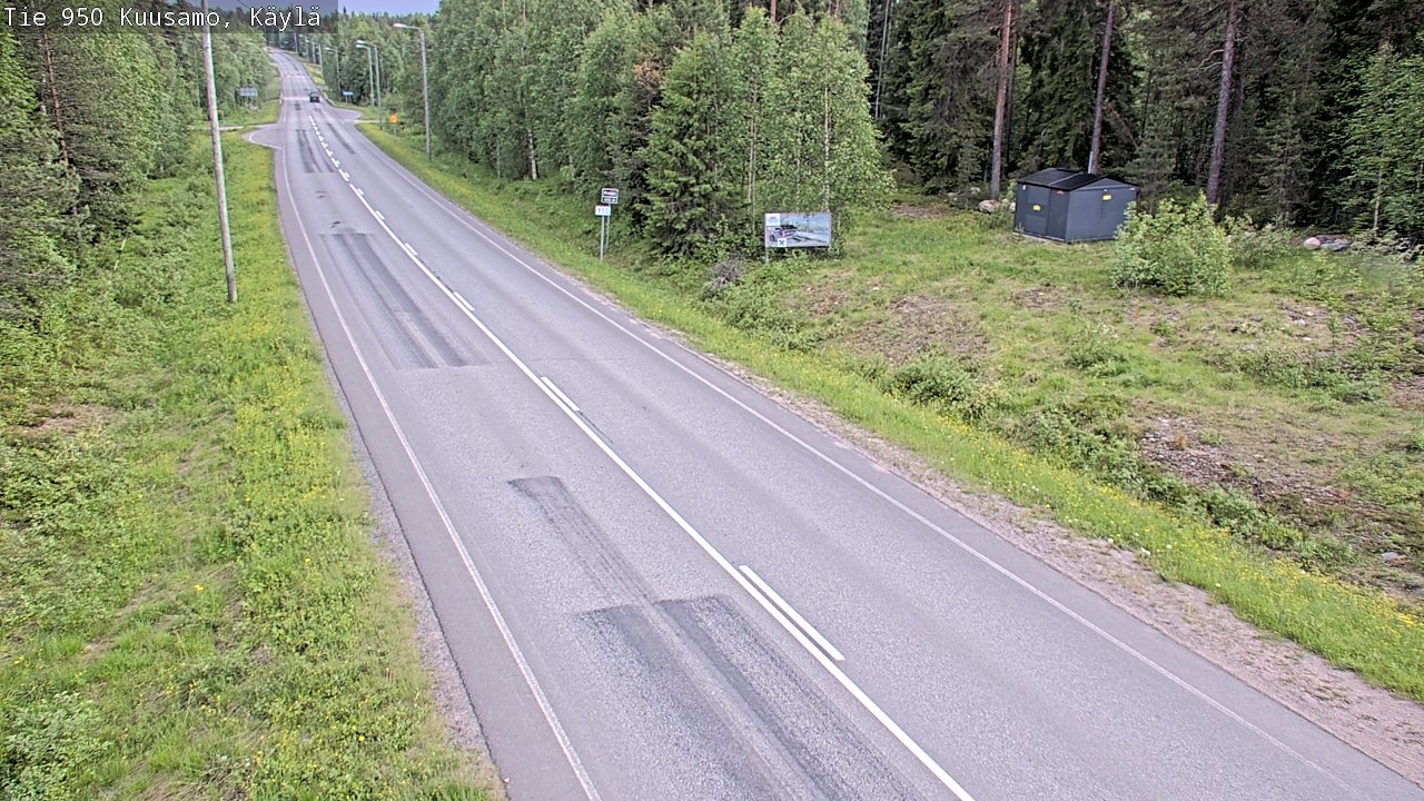 Kelikamerat Kuva Tie 950 Kuusamo, Käylä, Kuusamo, Pohjois-Pohjanmaa