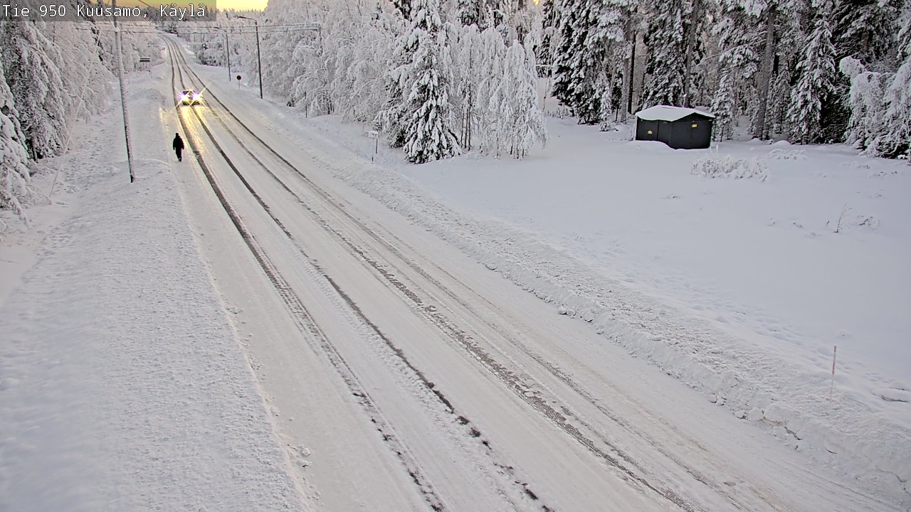Weather Camera Image Road 950 Kuusamo, Käylä, Kuusamo, Pohjois-Pohjanmaa