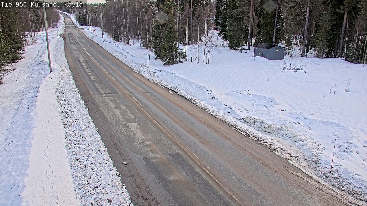 Weather Camera Image Road 950 Kuusamo, Käylä, Kuusamo, Pohjois-Pohjanmaa