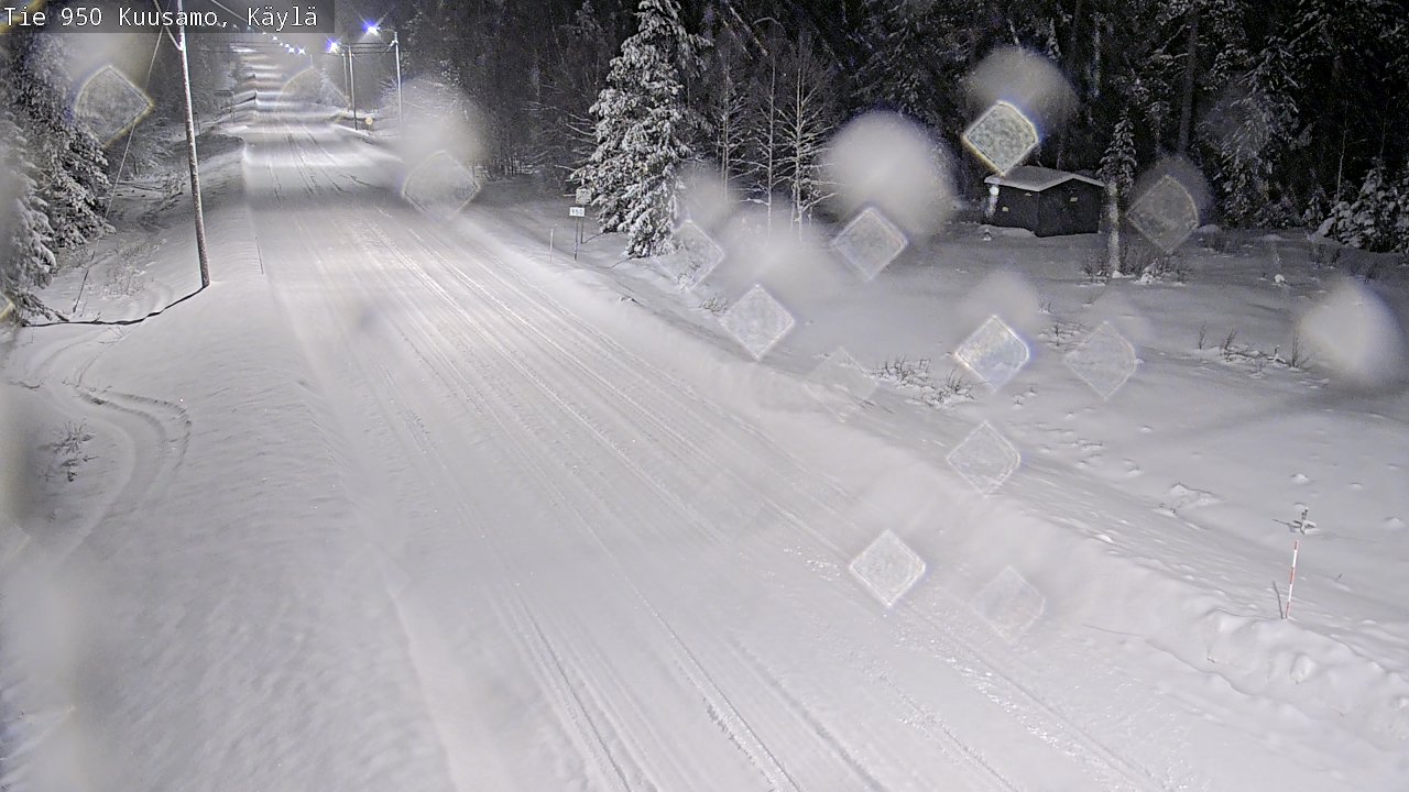 Weather Camera Image Väg 950 Kuusamo, Käylä, Kuusamo, Pohjois-Pohjanmaa