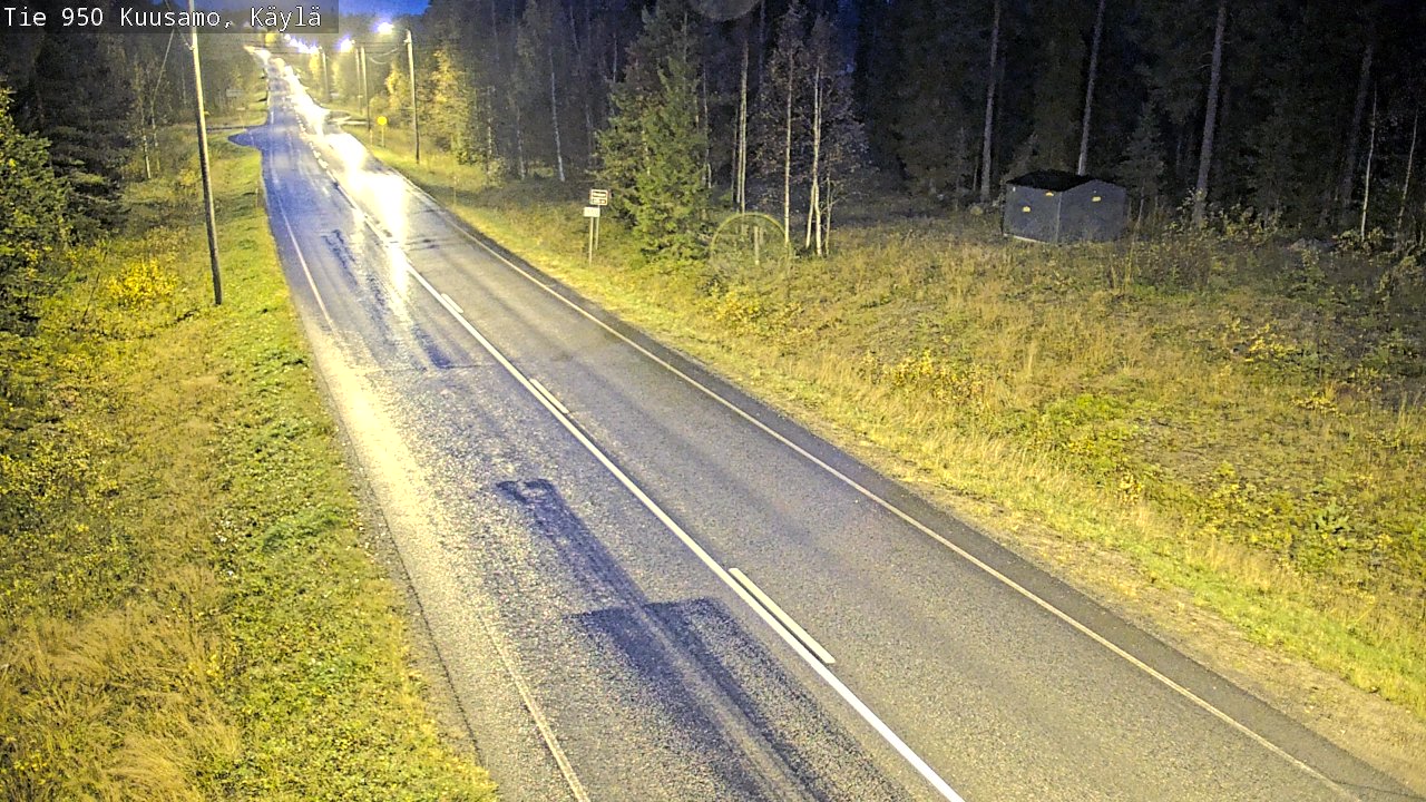 Weather Camera Image Road 950 Kuusamo, Käylä, Kuusamo, Pohjois-Pohjanmaa