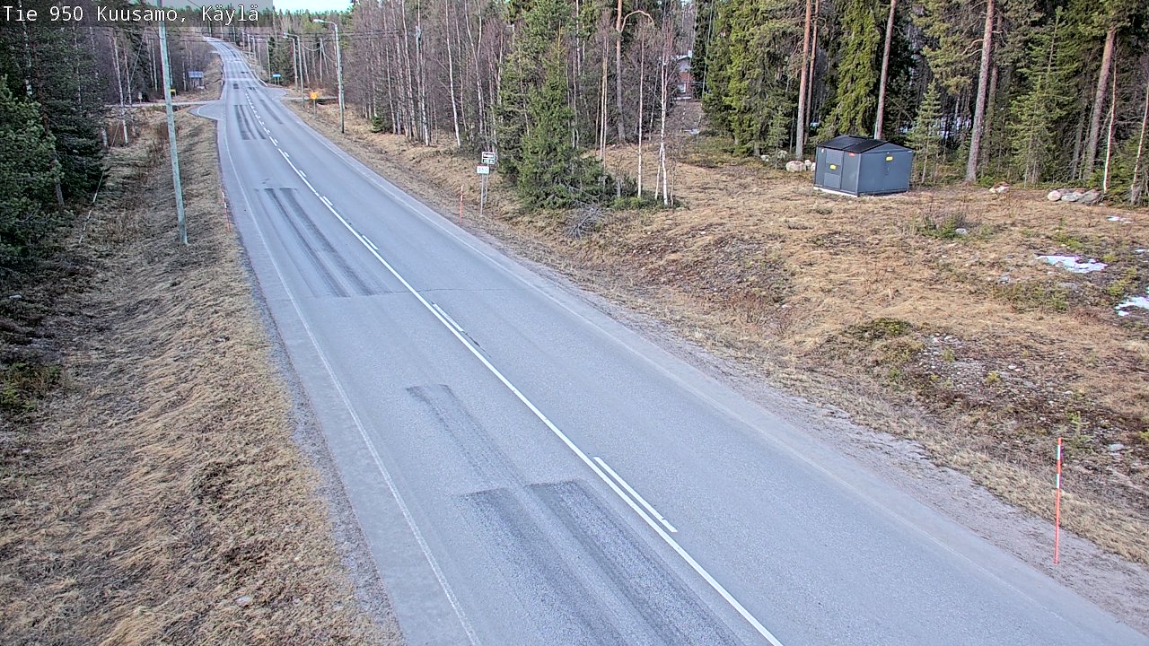 Weather Camera Image Road 950 Kuusamo, Käylä, Kuusamo, Pohjois-Pohjanmaa