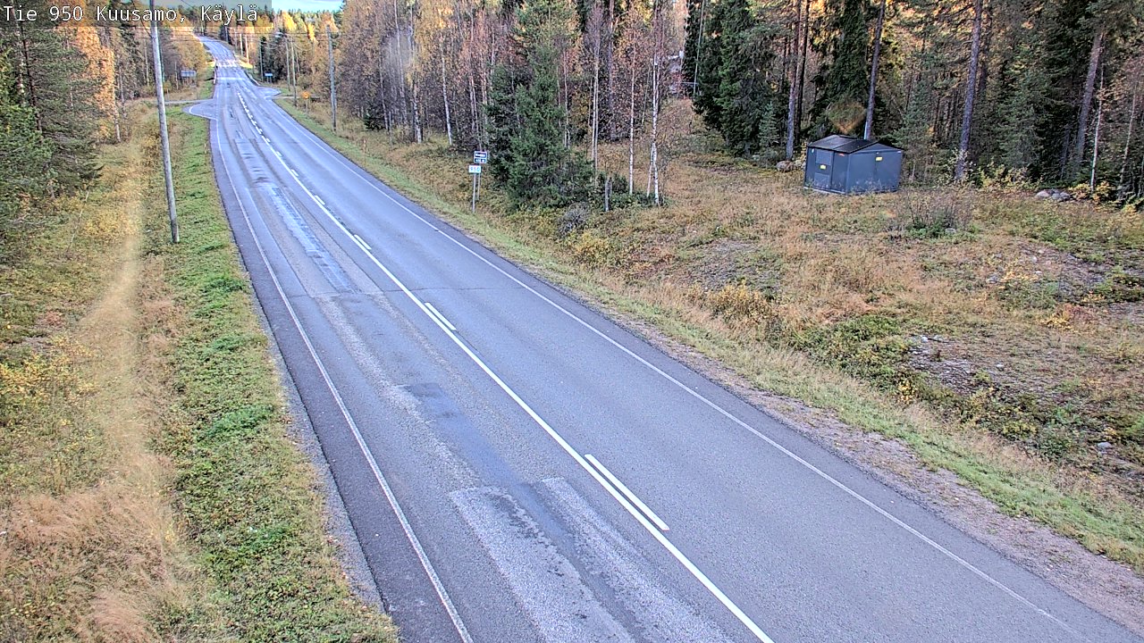 Weather Camera Image Road 950 Kuusamo, Käylä, Kuusamo, Pohjois-Pohjanmaa