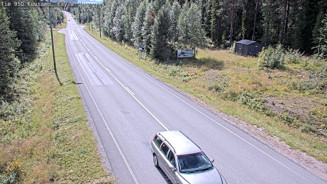Weather Camera Image Road 950 Kuusamo, Käylä, Kuusamo, Pohjois-Pohjanmaa