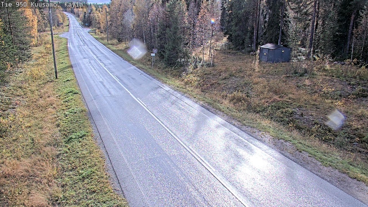Weather Camera Image Road 950 Kuusamo, Käylä, Kuusamo, Pohjois-Pohjanmaa