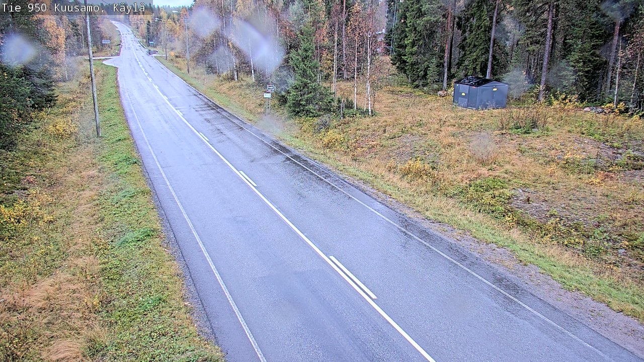 Weather Camera Image Road 950 Kuusamo, Käylä, Kuusamo, Pohjois-Pohjanmaa