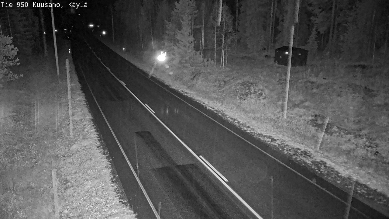 Weather Camera Image Road 950 Kuusamo, Käylä, Kuusamo, Pohjois-Pohjanmaa