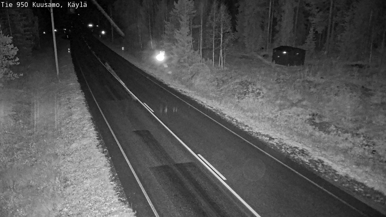 Weather Camera Image Road 950 Kuusamo, Käylä, Kuusamo, Pohjois-Pohjanmaa